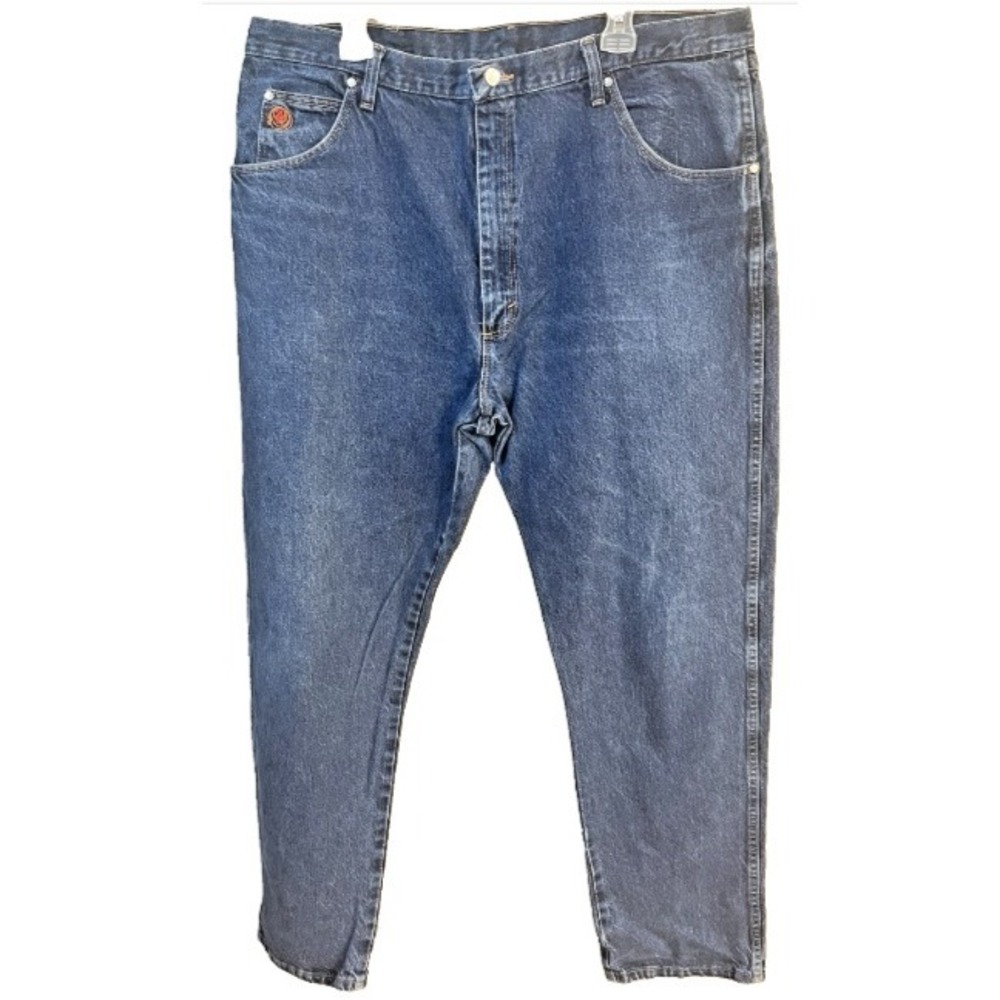 Wrangler Twenty X Style 22 Mens Jeans W41 L33 Dark Wash Relaxed Straight 22MWXSN